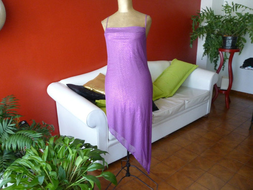 Vestido Solero Violeta!!!!!!!!!jenniffer  Talle 2  Usado