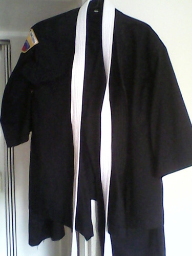 Kimono Para Karate. Kenpo.tekonndo Negro Talla 16 O S Dama