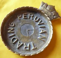 Comprar Peruvian Trading Cenicero Bronce Colección Antiguo Raro Swt