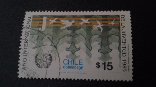 Chile 1985 Año Internacional De La Juventud (lrbcop163)