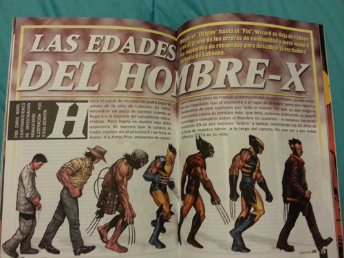 Wizard Revista De Personajes De Comics