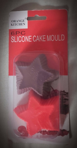 Molde Silicona  Estrella,minitorta,muffin,cupcake,petitfour