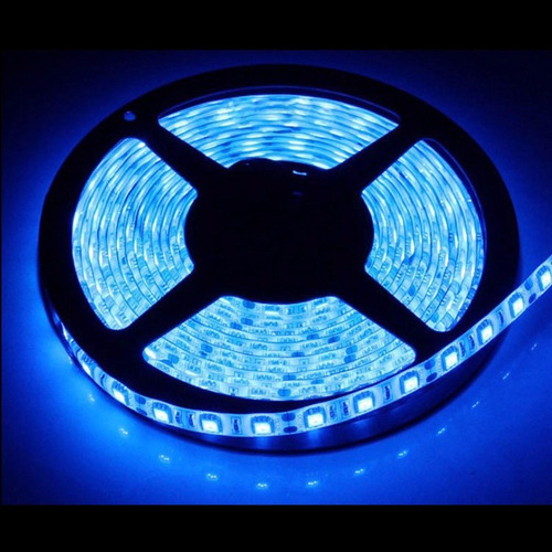 Imagen 2 de 9 de 5m Rollo Tira Cinta Led 5050 Azul - Exterior 60 Led/m