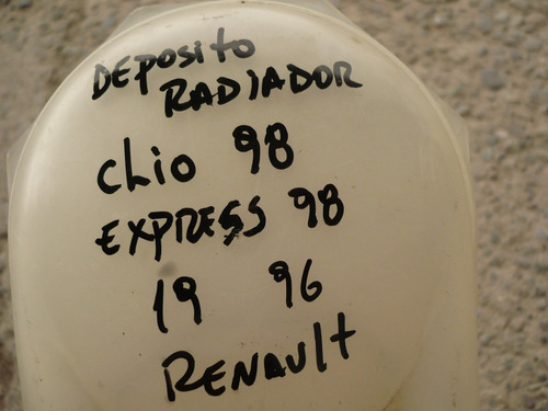 Deposito Radiador Clio - Express 1998 Usado- Lea Descripción