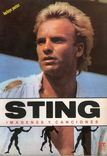 Libro Sting Imagenes Y Canciones * Con Poster * 1987