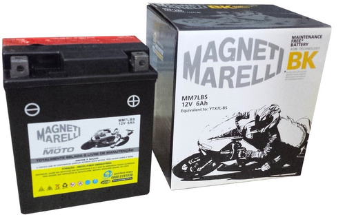 Bateria Magneti Marelli Mm6sbs Cg Titan 150mix  Esd 09/11