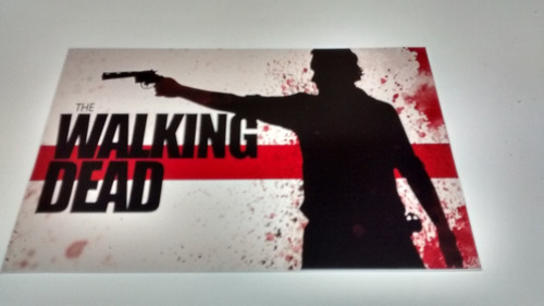01 Placa De Pvc Walking Dead