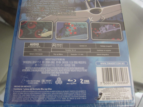 Nausicaa Guerreros De Viento En Bluray Nueva Y Sellada