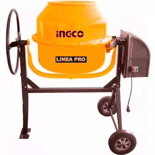 Hormigonera Mezcladora 125lt Volante Trompito Ingco 3/4hp Cm