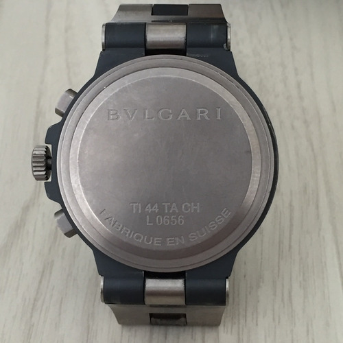 Original - Bulgari Titânio 44mm Cronógrafo Ti44tach Completo