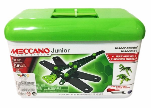 Meccano Junior Caja Herramientas 106 Pzs Insectos Educando