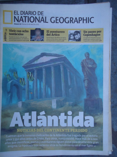 Diario National Geographic Nº 29 Atlantida Continente Perdid