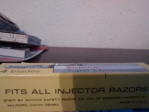 Imagen 5 de 5 de Antiguas Hojas De Maquina De Afeitar Schick Injector Super