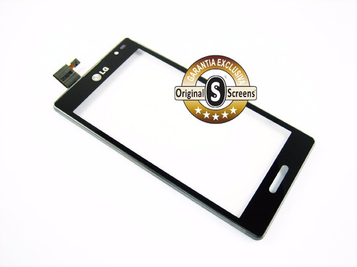 Touchscreen Táctil Pantalla LG L9 P768 P778 C/marco Plateado