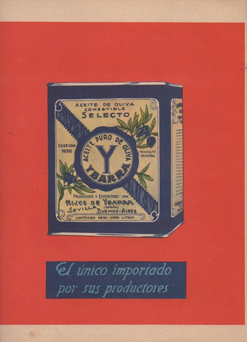 Aceite Oliva Ybarra Publicidad Original De Revista (a)