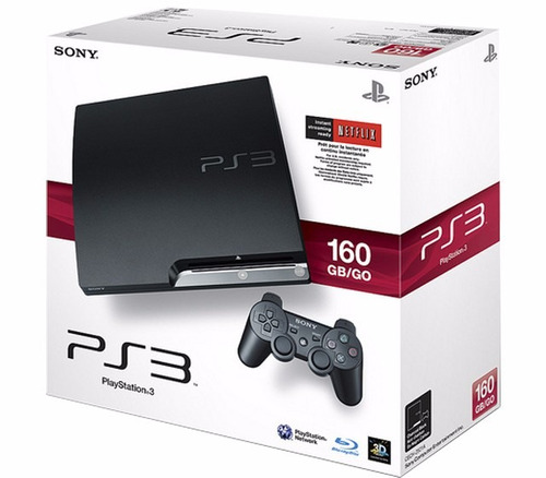 Consola Ps3 Chip 160gb Outlet Con 2 Joysticks + 10 Games