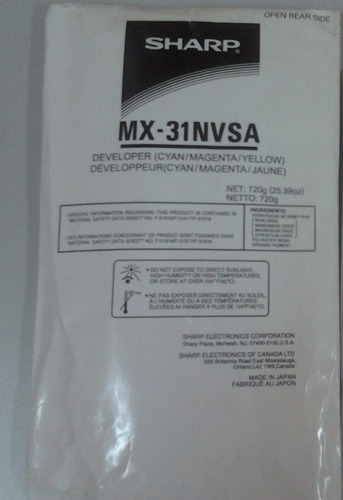 Revelador Sharp Mx-31nvsa