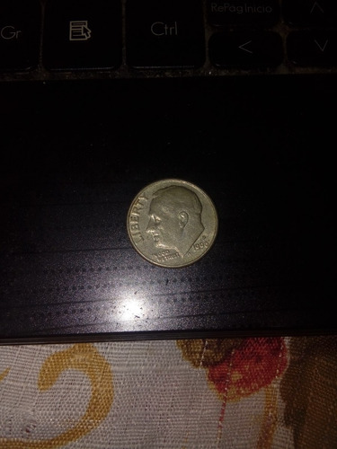 Pequeña Y Rara Moneda One Dime 1990