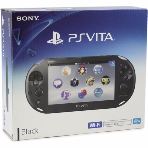 Ps Vita Psvita Wi-fi-novo-black  Pch 2006 Original Sony