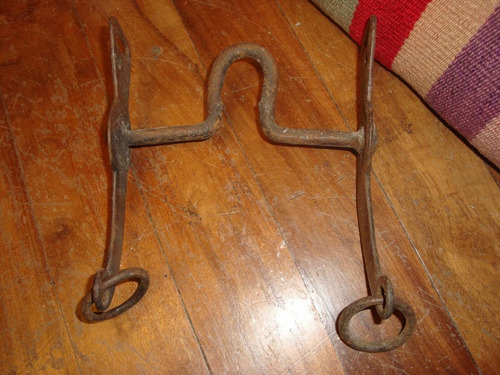 Antiguo Freno Criollo Hierro Caballo Montura Recado