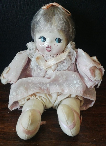 Antigua Muñeca, Cabeza De Porcelana Década50 Fina, Importada