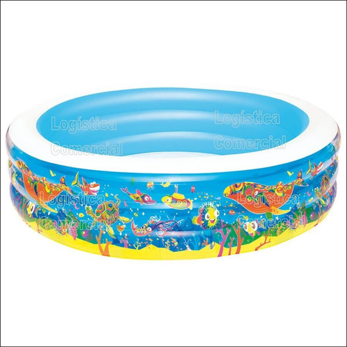 Piscina Familiar Inflable 3 Anillos 229 X 56cm 51123