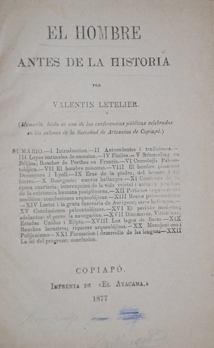 Valentin Letelier Hombre Antes Historia Copiapó 1877