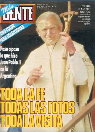 Gente 1133 El Papa Juan Pablo Ii En Argentina Gomez Fuentes