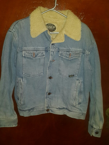 Campera De Jean Con Corderoy Motor Oil