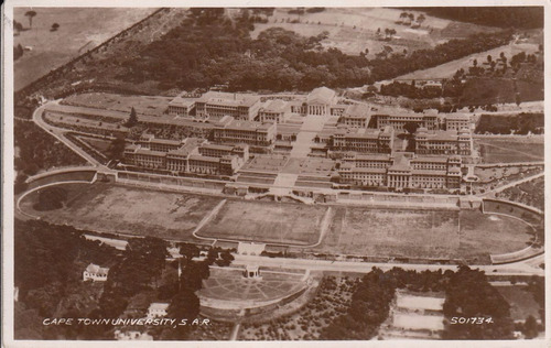 Sud Africa Antigua Postal Vista De Universidad De Cape Town