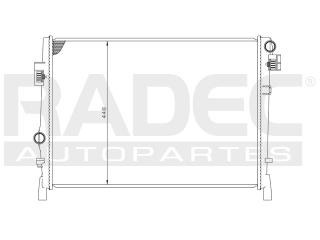 Radiador Dodge Jurney 2013-2014-2015-2016 L4/v6 2.4/3.6l Aut