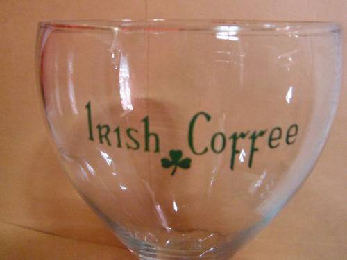 Copa Irish Coffee Ireland Irlanda Europa Cafeteria Vintage