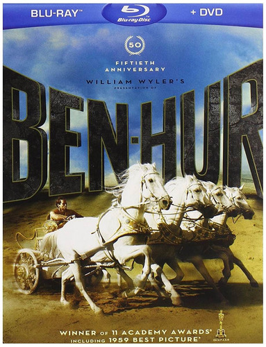 Blu-ray Ben Hur / 50th Anniversary Edition / Bd + Dvd