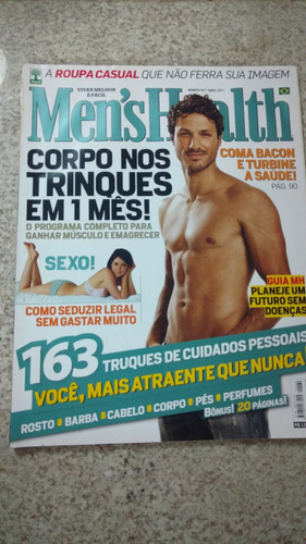 Revista Men's Health Abril 2011. Exercício Barba Cabelo