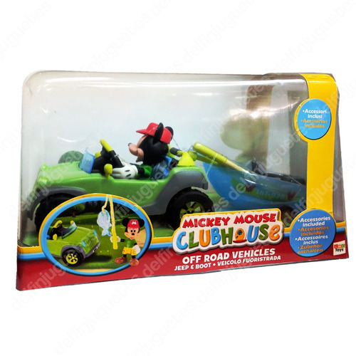 Disney Mickey Mouse Clubhouse Camioneta 4x4 + Figura Imc