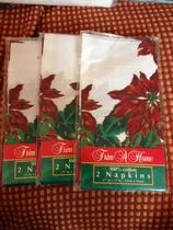 Comprar Servilletas Navideñas De Tela 100% Algodon 43cm X 43 Cm