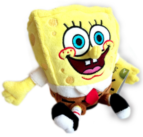 Bob Esponja Pelúcia 20cm - Que Treme E Fala!  Pronta-entrega