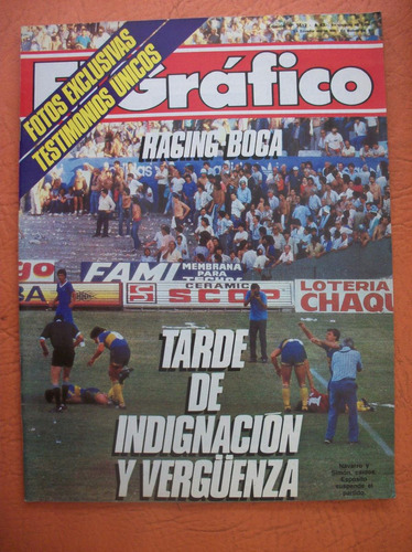 El Grafico 3612 27/12/1988 Racing Boca Una Verguenza Envios