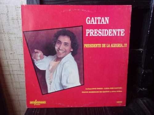 Vinilo Lp Gaitan Presidente Presidente De La Alegia