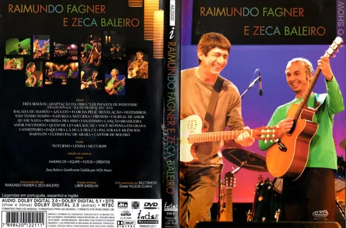 DVD Raimundo Fagner e Zeca Baleiro | Shopee Brasil