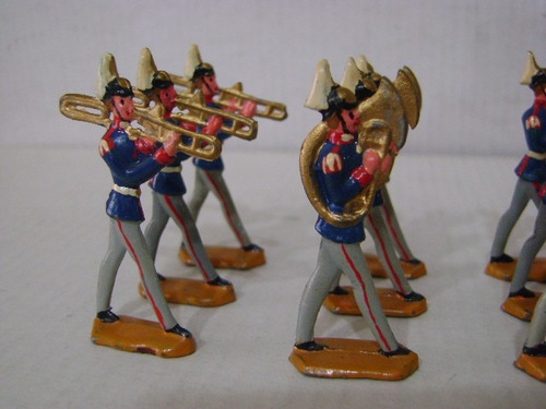 Imagen 6 de 6 de Nico Increible Banda Militar 21 Soldados De Plomo (pmv 45)