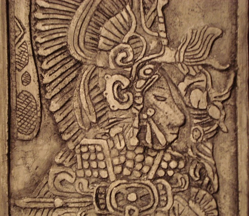 Guerrero Maya - Escultura Mural En Relieve