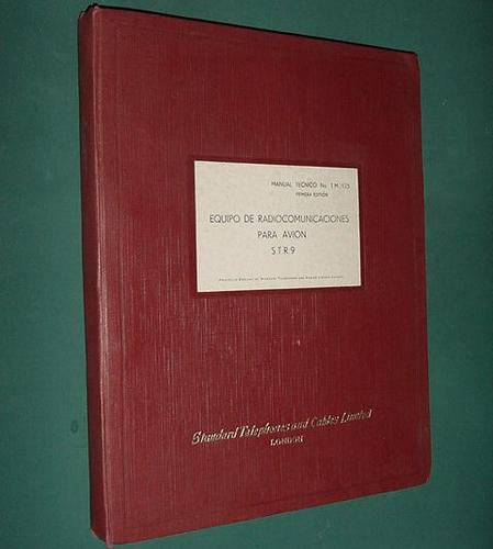 Libro Equipo Radiocomunicaciones Str9 Manual Tecnico Aviones