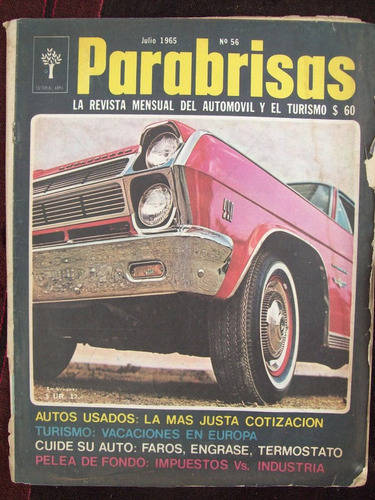 Parabrisas 56 7/65 Pick Uo Dodge D-100 Lancha Dorado