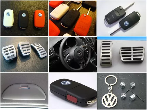 Funda Llave Vw Virtus + Cubrevalvulas + Llavero Gti Original