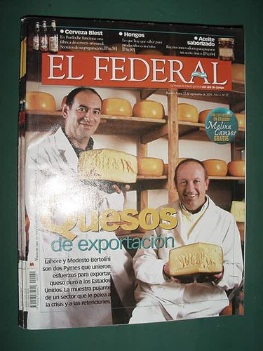 Revista El Federal 72 Quesos Bertolini Cerveza Hongos Aceite