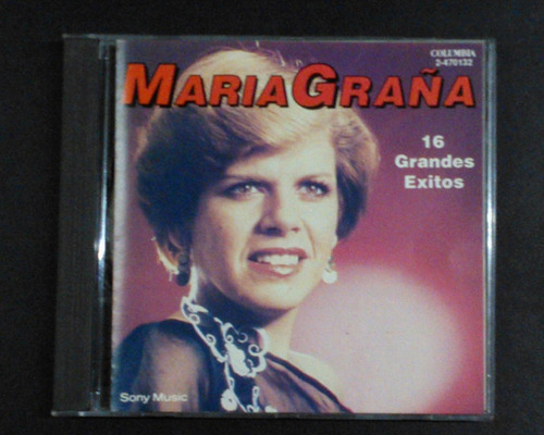 Maria Graña 16 Grandes Exitos Cd Usa Edicion Argentina