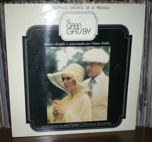 El Gran Gatsby Lp Soundtrack Nelson Riddle