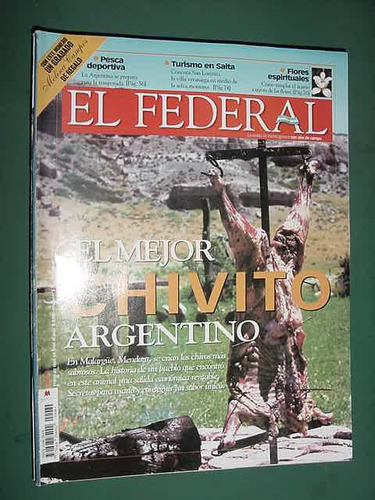 Revista El Federal 89 Chivito Pesca Flores Espirituales