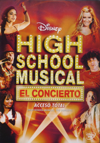 High School Musical El Concierto Acceso Total Disney Dvd
